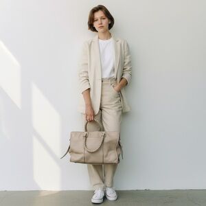 Rebecca Minkoff MAB Ash Grey computer bag,tote .$265